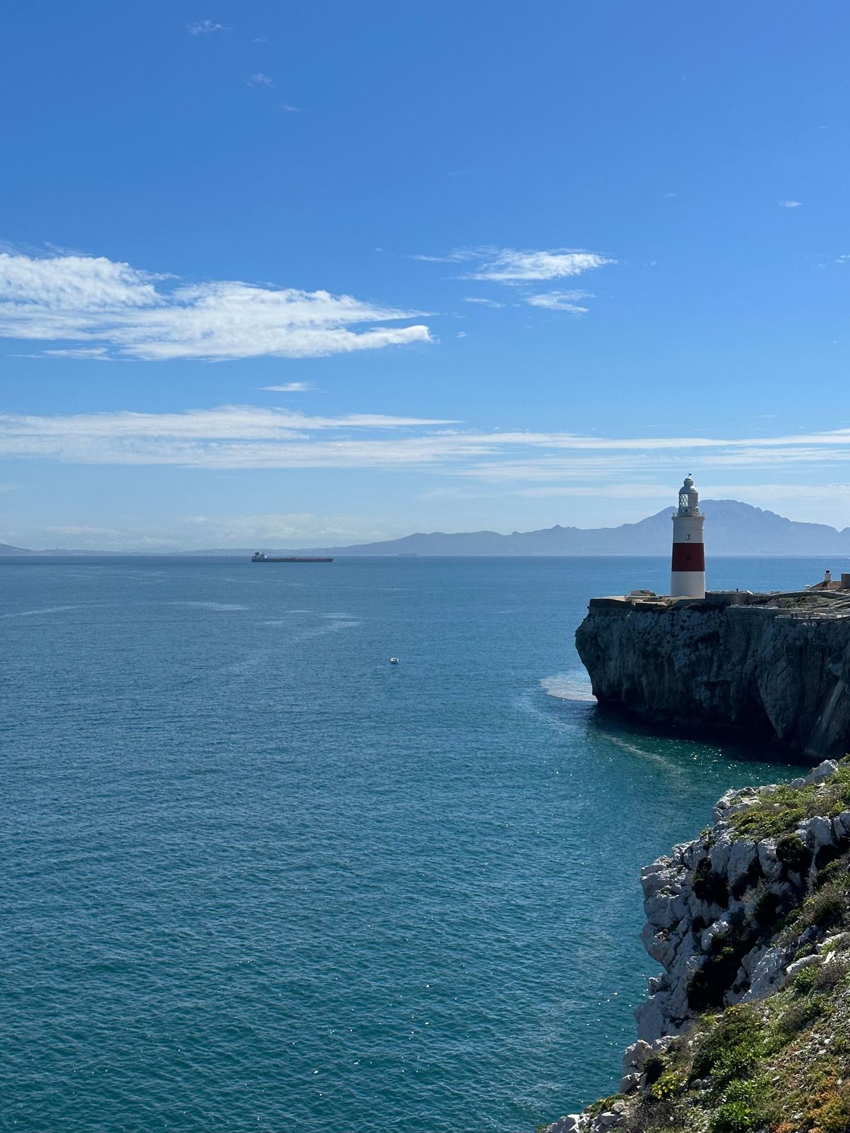 Europa Point Lighthouse on the Gibraltar coastline