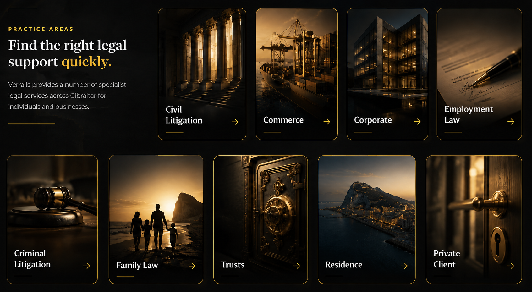 Practice areas: Civil Litigation, Commerce, Corporate, Employment Law, Criminal Litigation, Family Law, Trusts, Residence and Private Client